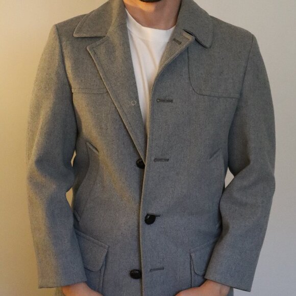 Pendleton Other - Pendleton Grey Wool Pea Coat